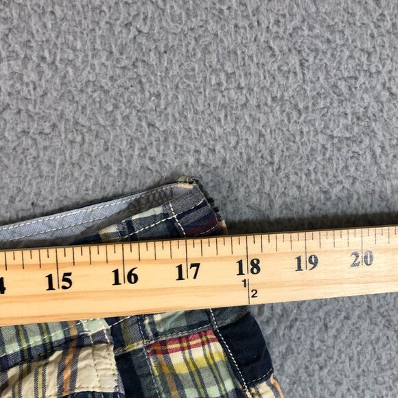 J. Crew Shorts Mens 35 Plaid Chino Drawstring Flat Front Preppy Outdoor Casual - Picture 7 of 9